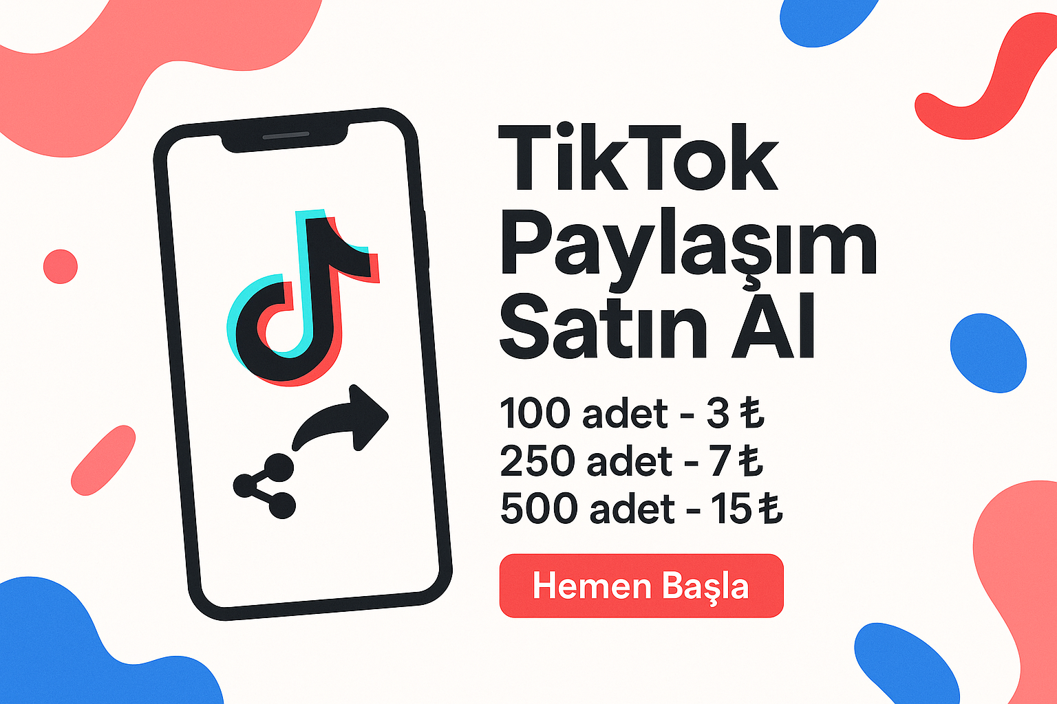 tiktok paylaşım satın al